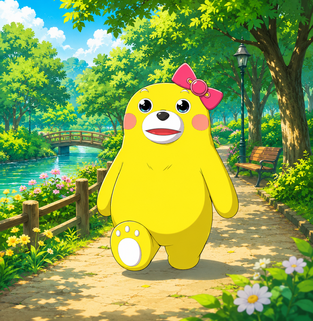 黄りえもんの散歩